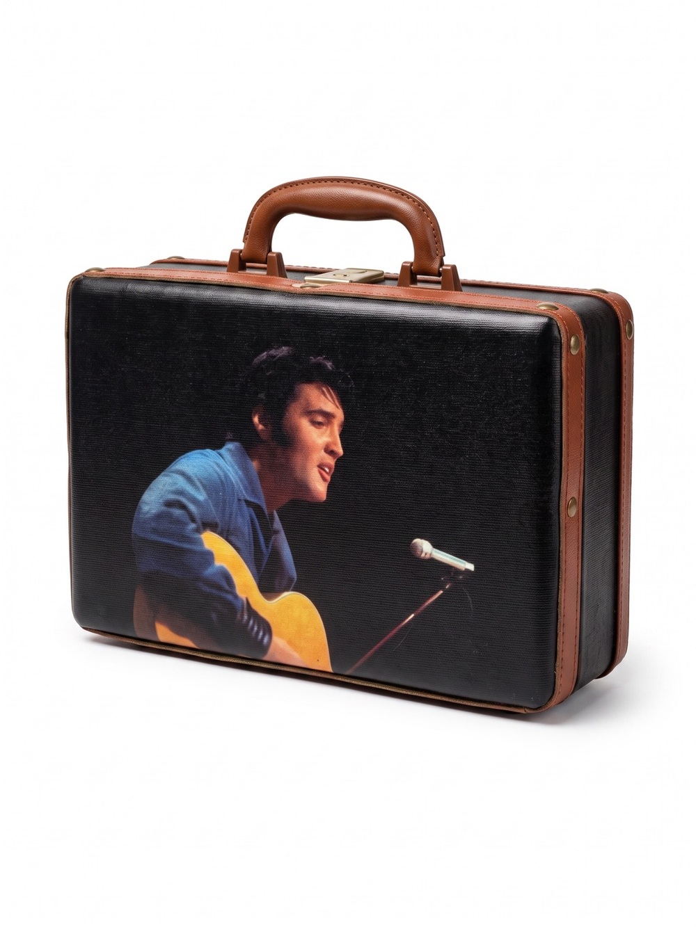 Elvis Presley Cigar Box Purse Handbag Novelty Mini Cigar Suitcase - Picture 2 of 5